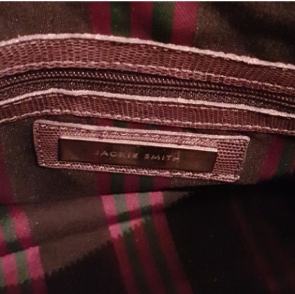 Vintage Jackie Smith Argentina Calf Skin Leather Bag Satchel Handbag Purse - Picture 3 of 16